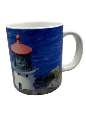 Arnett Lighthouse Scenic Ceramic Coffee Mug 11 Oz Made In China READ